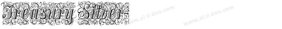 Treasury Silver字体转换